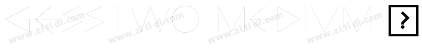 GESSTwo medium字体转换